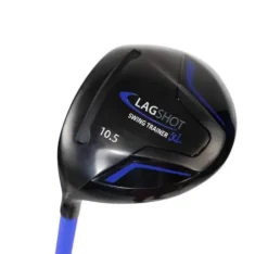 Lag Shot Golf XL Triple Threat Combo Trainer (LEFT HANDED) Navy Blue Shaft