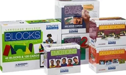 Lang-O-Learn Language Builder Picture Noun Flash Cards 6 Boxes 980 Cards