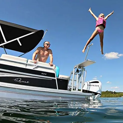 Lillipad Diving Board Pack – Includes Board, Under Mount or Ghost Mount, and Upgraded SEADEK Foam Surface Silver Anodized Dark Grey Undermount