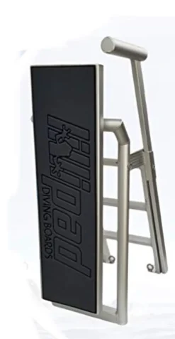 Lillipad Diving Board Pack – Includes Board, Under Mount or Ghost Mount, and Upgraded SEADEK Foam Surface Silver Anodized Dark Grey Undermount