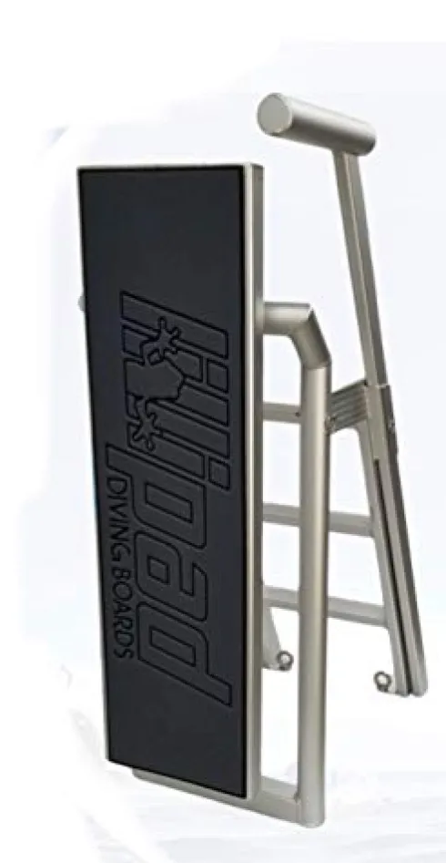 Lillipad Diving Board Pack – Includes Board, Under Mount or Ghost Mount, and Upgraded SEADEK Foam Surface Silver Anodized Dark Grey Undermount