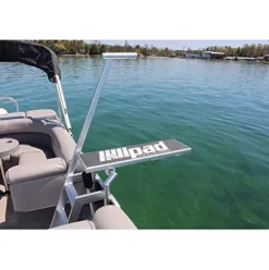Lillipad Diving Board Pack – Includes Board, Under Mount or Ghost Mount, and Upgraded SEADEK Foam Surface Silver Anodized Dark Grey Undermount