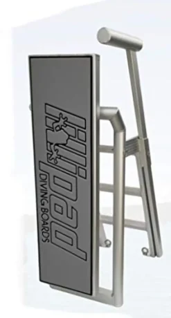 Lillipad Diving Board Pack with SEADEK Foam Silver Anodized Storm Grey Undermount
