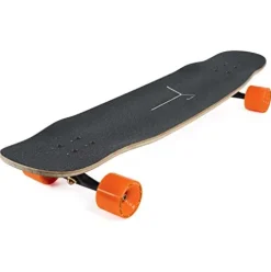 Loaded Boards Basalt Tesseract Bamboo Longboard Skateboard Complete Dark Blue