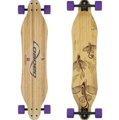 Loaded Boards Vanguard Bamboo Longboard Skateboard Complete Orangatang Durian 75mm/83a