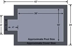 Loop-Loc Pool Safety Cover Aqua-Xtreme Mesh Steel Gray