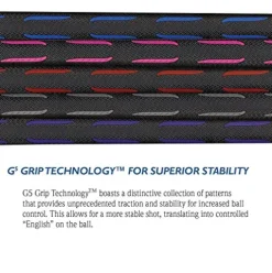 Lucasi Hybrid Black Metallic Silver Sport G5 Grip