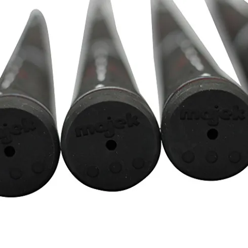 Majek Grips 200 pcs Tour Pro Midsize Golf Grips Black