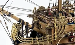 Mantua Model 747 San Felipe Ship Model Gold