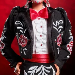 Mattel 2022 Día De Muertos Benito Santos x Barbie Doll Black