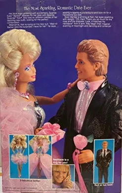 Mattel Barbie 1991 Sparkle Eyes 2482 Silver