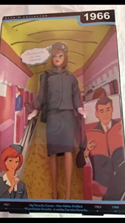 Mattel Barbie Collector 1966 Pan American Airways Stewardess Multicolor