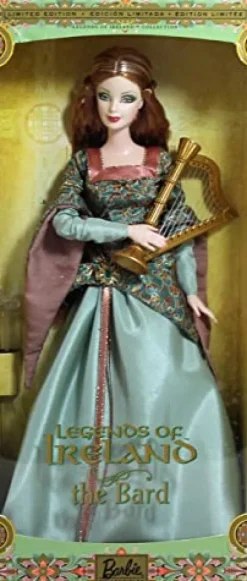 Mattel Barbie Legends of Ireland Limited Edition The Bard Green