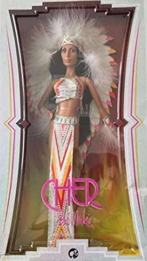 Mattel Barbie 70s Cher Bob Mackie Collector Black Label Black