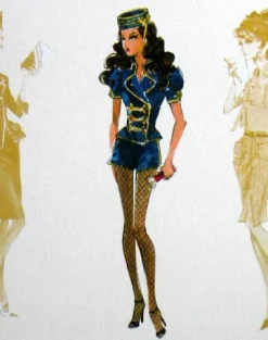 Mattel BFMC Usherette Silkstone Barbie Doll Fashion Model Collection