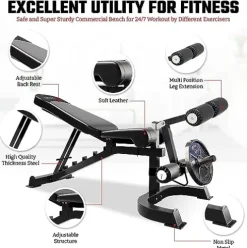 MiM USA Hercules 1001 Commercial Smith Machine and Functional Trainer Black