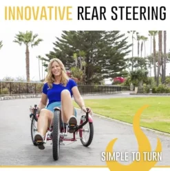 MOBO Triton Pro Recumbent Tricycle Silver