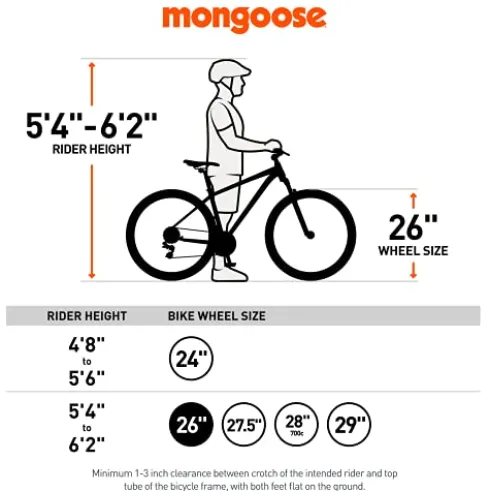 Mongoose Dolomite Mens Fat Tire Mountain Bike Navy Blue