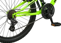 Mongoose Status Kids Mountain Bike 24-Inch 21-Speed Yellow