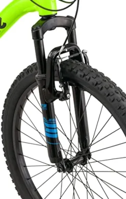 Mongoose Status Kids Mountain Bike 24-Inch 21-Speed Yellow