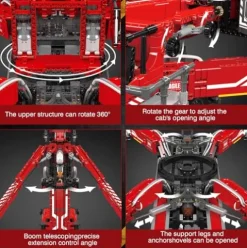 Mould King Mobile Crane Building Kit RC Model 8,506 Pieces