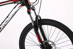 MXMO 27 Speed Adult Mountain Bike 26/27.5 Inch Aluminum Frame Dual Disc Brakes Red