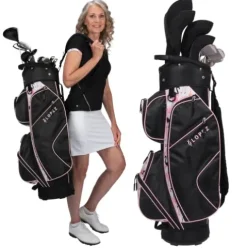 Nancy Lopez Golf Ashley 18PC Complete Golf Clubs Set Flamingo