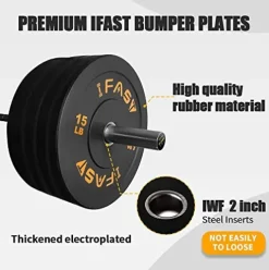 Napfox Olympic Hex Bar Deadlift with Knurled Handles, 210lb
