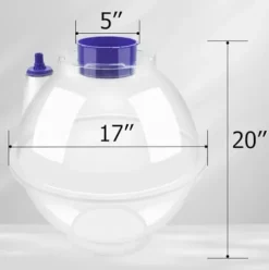 nLn Hope Balloon Stuffing Machine Set Purple/Transparent
