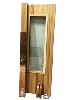 Northern Lights Group Insulated Cedar Sauna Door with Window
