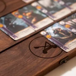 NovelStuffs Gwent Board for Witcher Card Game Black Walnut Hardwood 21.5″x24