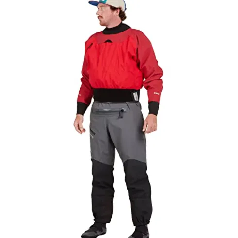 NRS Men’s Recoil Gore-TEX Pro Dry Bibs Gray M