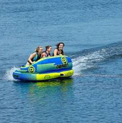 O’Brien Barca 3 Person Inflatable Towable Tube Yellow
