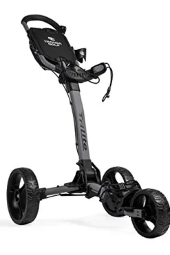 OMADA GOLF Trilite Golf Push Cart | Lightweight Folding Stand | Grey/Black