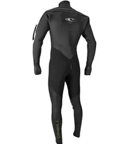 ‘O’Neill Wetsuits Men’s Fluid 3mm Neoprene Drysuit Black/Graphite’