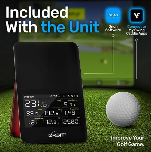 OPTISHOT Orbit Golf Simulator and Launch Monitor with Orion Software