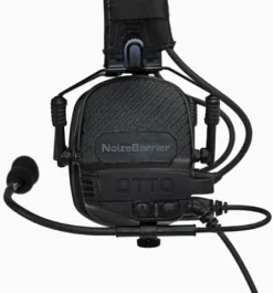 OTTO Engineering NoizeBarrier TAC Hearing Protection Black