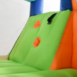 Outsunny Kids Inflatable Water Slide 7-in-1 Bounce House Multi-colored
