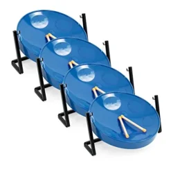 Panyard Table Top Steel Pan Blue (JJ3050-BL-4PK)