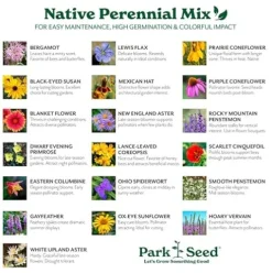 Park Seed Native Perennial Mix Wildflower Garden Seeds 50 lbs