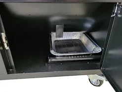 Pellet Pro Double D Vertical Cabinet Pellet Smoker with PID Controller Black