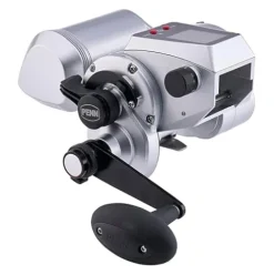PENN Fathom Electric Fishing Reel Kit with Battery and Charger Silver/Black