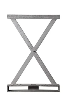 Playcraft X Style Hardwood 8 Cue Billiard Equipment Wall Rack Pewter