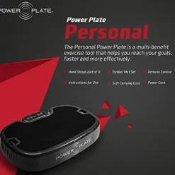Power Plate Personal Vibrating Exercise Tool Black