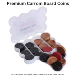 PRECISE Champion Bulldog Carrom Board 24mm with Coin & Striker