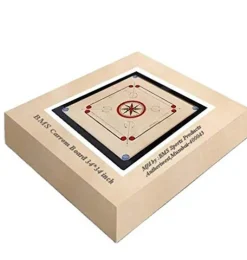 PRECISE Champion Bulldog Carrom Board Jumbo 32mm with Coin & Striker