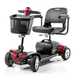 Pride GoGo Sport 4 Wheel Mobility Scooter Black