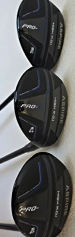 Pro Golf X Men’s Complete Golf Club Set Right Handed Stiff Flex Black