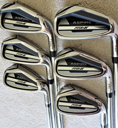 Pro Golf X Men’s Complete Golf Club Set Right Handed Stiff Flex Black