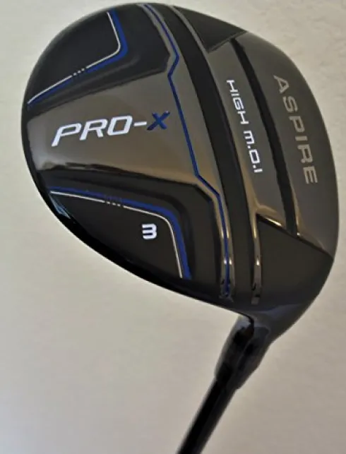 Pro Golf X Men’s Complete Golf Club Set Right Handed Stiff Flex Black